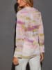 Milan Kiss Blouse wit/paars/groen