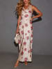Milan Kiss Kleid in Creme/ Pink