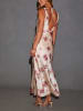 Milan Kiss Kleid in Creme/ Pink