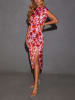 Milan Kiss Kleid in Rosa/ Rot