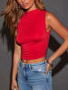 Milan Kiss Top in Rot
