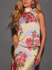 Milan Kiss 2tlg. Outfit in Gelb/ Flieder