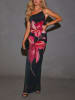 Milan Kiss Kleid in Schwarz/ Pink
