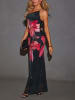 Milan Kiss Kleid in Schwarz/ Pink