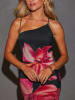 Milan Kiss Kleid in Schwarz/ Pink