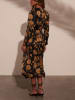 Milan Kiss Jurk zwart/camel