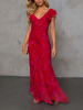 Milan Kiss Jurk rood/roze