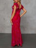 Milan Kiss Jurk rood/roze