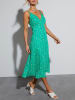 Milan Kiss Jurk groen/wit