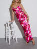 Milan Kiss Jurk roze/crème