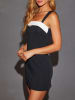Milan Kiss Kleid in Schwarz/ Weiß