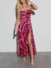 Milan Kiss Kleid in Rot/ Pink