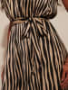 Milan Kiss Jumpsuit in Schwarz/ Beige