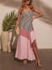 Milan Kiss Kleid in Schwarz/ Rot/ Rosa