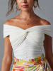 Milan Kiss Top in Weiß