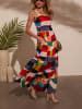 Milan Kiss Kleid in Bunt