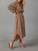 Milan Kiss Kleid in Braun/ Creme