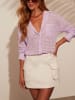 Milan Kiss Bluse in Flieder
