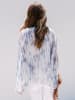 Milan Kiss Blouse wit/blauw