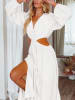 Milan Kiss Kleid in Creme