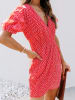 Milan Kiss Jurk rood/wit