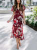Milan Kiss Kleid in Bordeaux
