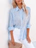 Milan Kiss Bluse in Hellblau