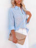 Milan Kiss Bluse in Hellblau