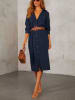 Milan Kiss Kleid in Dunkelblau