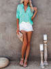 Milan Kiss Bluse in Türkis
