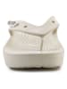 Crocs Japonki "Classic Platform" w kolorze kremowym