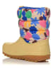 Crocs Kozaki zimowe "Classic NeoPuff" w kolorze żółte ze wzorem