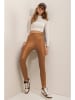 Trend Alacati Leggings in Hellbraun