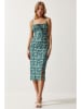 Happiness Istanbul Jurk turquoise/oranje