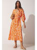 Happiness Istanbul Jurk oranje