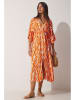 Happiness Istanbul Jurk oranje
