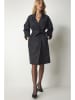 Happiness Istanbul Trenchcoat zwart