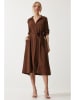 Happiness Istanbul Jurk bruin