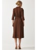 Happiness Istanbul Kleid in Braun