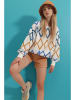 Trend Alacati Sweatshirt wit/oranje/blauw