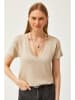 Olalook Shirt in Beige