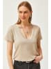 Olalook Shirt in Beige