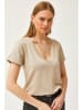 Olalook Shirt in Beige