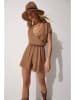 Happiness Istanbul Jumpsuit in Helbraun