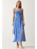 Happiness Istanbul Jurk blauw/wit