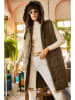Olalook Doorgestikte bodywarmer kaki