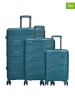 Beagles 3tlg. Hardcase-Trolleyset in Blau