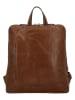 HIDE & STITCHES Leder-Rucksack in Hellbraun - (B)27 x (H)29 x (T)9 cm