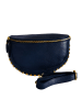 Florence Bags Leder-Brustbeutel "Starly" in Dunkelblau - (B)25 x (H)16 x (T)8 cm