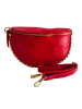 Florence Bags Leder-Brustbeutel "Starly" in Rot - (B)25 x (H)16 x (T)8 cm